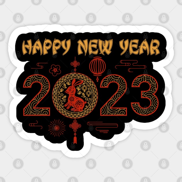 Happy New Year/Year of the Rabbit 2023 Chinese New Year Sticker by jackofdreams22